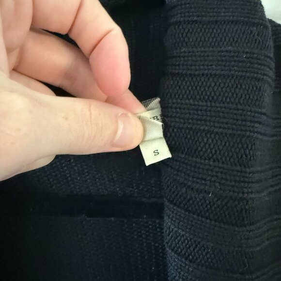 Burberry Black Womens Small Cardigan Sweater Size Small - Picture 4 of 5